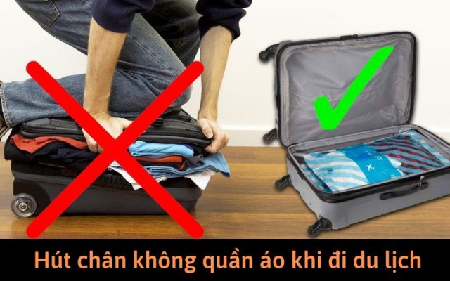 Bật mí lợi ích khi hút chân không khi đi du lịch