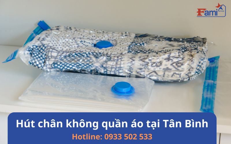 Dịch vụ hút chân không quần áo tại Tân Bình uy tín