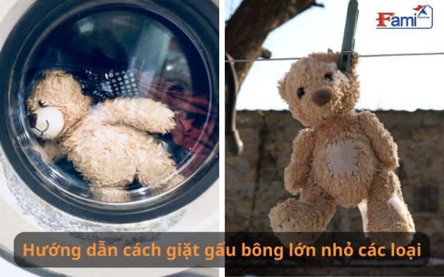 Khám phá cách giặt gấu bông lớn nhỏ các loại: Hướng dẫn chi tiết