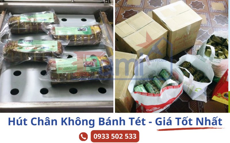 Dịch vụ hút chân không bánh tét | Chỉ Từ 6.000đ