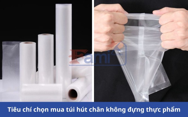 Tiêu chí chọn mua túi hút chân không đựng thực phẩm