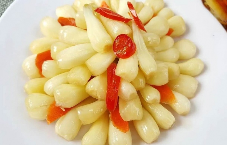 Hướng dẫn tự làm củ kiệu chua ngọt cho Tết Nguyên Đán