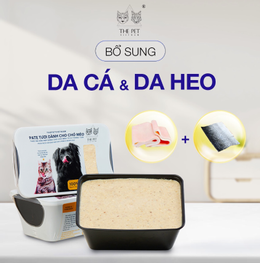 Chế độ ăn bổ dưỡng cho chó mèo với pate tươi chứa collagen